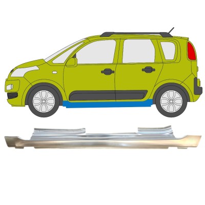 Kompletný prah pre Citroen C3 Picasso 2008- / Ľavý 14633