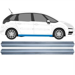 Opravný plech prahu pre Citroen C4 Picasso 2006-2013 / Ľavá+Pravá / Sada 11915