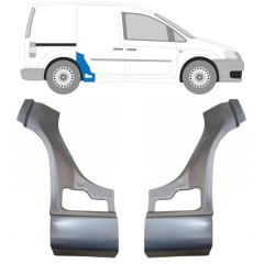 Lem zadného blatníka pre Volkswagen Caddy 2004-2020 / Ľavá+Pravá / Sada 15164