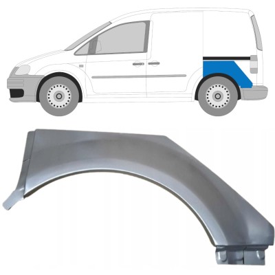 Lem zadného blatníka pre Volkswagen Caddy 2004-2020 / Ľavý 15161