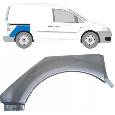 Lem zadného blatníka pre Volkswagen Caddy 2004-2020 / Pravá 15160