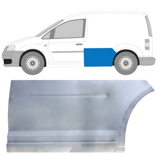 Opravný plech boku pre Volkswagen Caddy 2004-2020 / Ľavý 16282