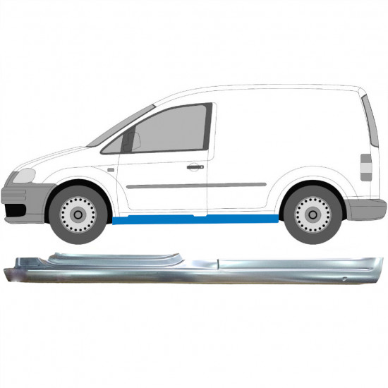 Opravný plech prahu pre VW Caddy III 2004-2015 / Ľavý 6086