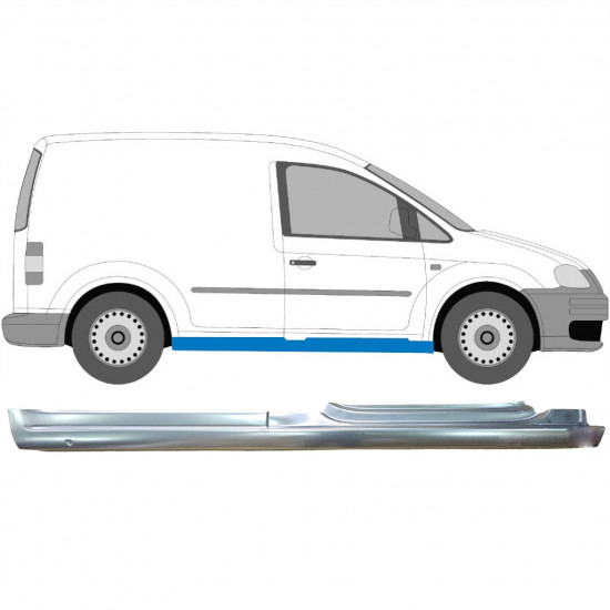 Opravný plech prahu pre VW Caddy III 2004-2015 / Pravá 6087