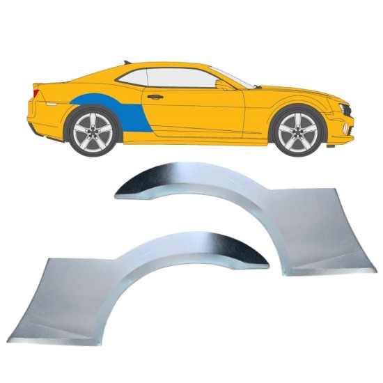 Lem zadného blatníka pre Chevrolet Camaro 2009-2015 / Ľavá+Pravá / Sada 16333