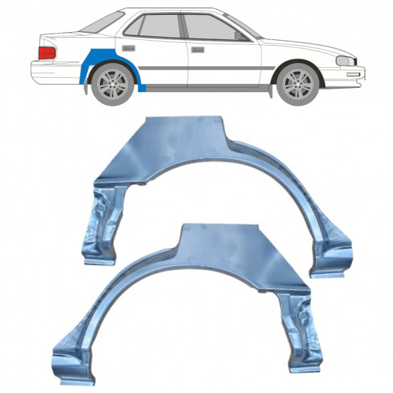 Lem zadného blatníka pre Toyota Camry 1991-1996 / Ľavá+Pravá / Sada 10999