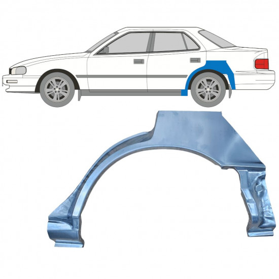 Lem zadného blatníka pre Toyota Camry 1991-1996 / Ľavý 10998