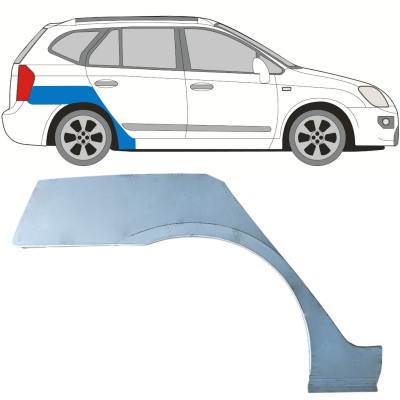 Lem zadného blatníka pre Kia Carens 2006-2013 / Pravá 16815