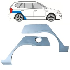 Lem zadného blatníka pre Kia Carens 2006-2013 / Ľavá+Pravá / Sada 16817
