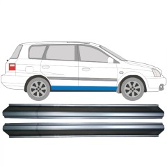 Opravný plech prahu pre Kia Carens 1999-2006 / Ľavá+Pravá / Sada 11353