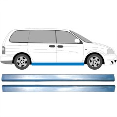 Opravný plech prahu pre Kia Carnival 1998-2006 / Vľavo = Vpravo (symetrické) / Sada 10691