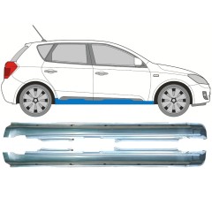 Kompletný prah pre Kia Ceed 2006-2012 / Ľavá+Pravá / Sada 11739