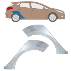 Lem zadného blatníka pre Kia Ceed 2012-2018 / Ľavá+Pravá / Sada 16336