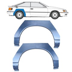 Lem zadného blatníka pre Toyota Celica T16 1985-1989 / Ľavá+Pravá / Sada 10425