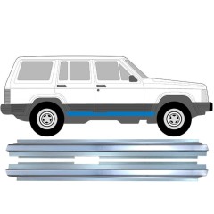 Opravný plech prahu pre Jeep Cherokee 1984-2001 / Ľavá+Pravá / Sada 9240