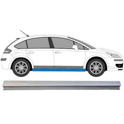 Opravný plech spodnej časti prahu pre Citroen C4 2004-2011 / Pravá 16040