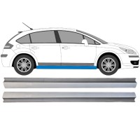 Opravný plech spodnej časti prahu pre Citroen C4 2004-2011 / Ľavá+Pravá / Sada 16042
