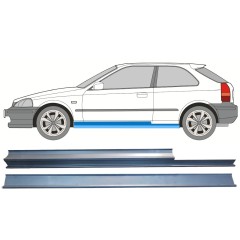 Opravný plech prahu pre Honda Civic EJ EK 1995-2001 / Ľavý / Sada 10330