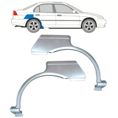 Lem zadného blatníka pre Honda Civic 2001-2003 /  11527