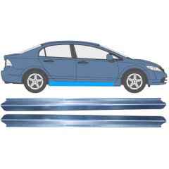 Opravný plech prahu pre Honda Civic 2005-2011 / Ľavá+Pravá / SEDAN / Sada 11008