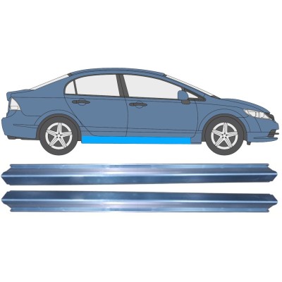 Opravný plech prahu pre Honda Civic 2005-2011 / Ľavá+Pravá / SEDAN / Sada 11008