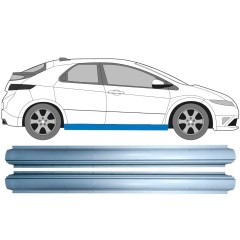 Opravný plech prahu pre Honda Civic 2005-2011 / Ľavá+Pravá / Vľavo = Vpravo (symetrické) / Sada 12871