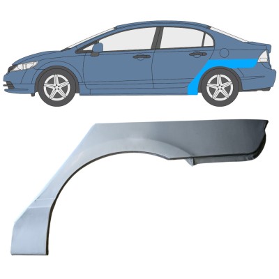 Lem zadného blatníka pre Honda Civic 2005-2011 / Ľavý / SEDAN 16765