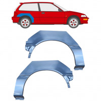 Lem zadného blatníka pre Honda Civic 1987-1991 / Ľavá+Pravá / Sada 10612