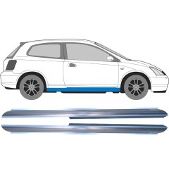 Opravný plech prahu pre Honda Civic 2001-2005 / Ľavá+Pravá / Sada 10623