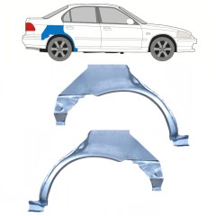 Lem zadného blatníka pre Honda Civic EJ EK 1995-2001 / Ľavá+Pravá / Sada 9801