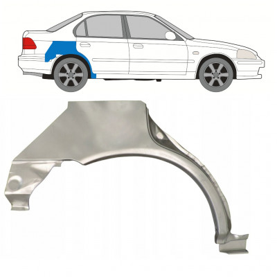 Lem zadného blatníka pre Honda Civic 1995-2001 / Pravá 8691