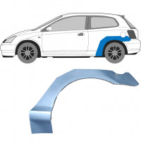 Lem zadného blatníka pre Honda Civic 2001-2005 / Ľavý 7182