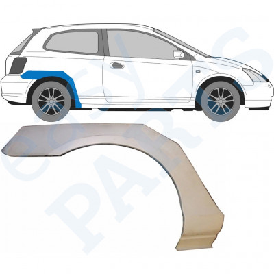 Lem zadného blatníka pre Honda Civic 2001-2005 / Pravá 7181