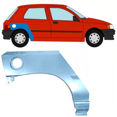 Lem zadného blatníka pre Renault Clio 1990-1998 / Pravá 7680