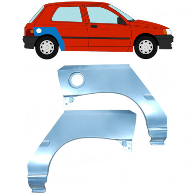 Lem zadného blatníka pre Renault Clio 1990-1998 / Ľavá+Pravá / Sada 9848