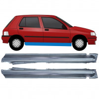 Opravný plech prahu pre Renault Clio 1990-1998 / Ľavá+Pravá / Sada 11014