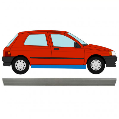 Opravný plech prahu pre Renault Clio 1990-1998 / Pravá 7684