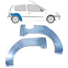 Lem zadného blatníka pre Renault Clio II 1998-2012 / Ľavá+Pravá / Sada 9681
