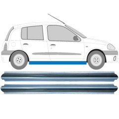 Opravný plech prahu pre Renault Clio II 1998-2012 / Ľavá+Pravá / Sada 9344