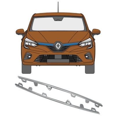 Lišta mriežky pre Renault Clio V 2019- / Ľavá+Pravá 16236