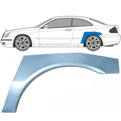 Lem zadného blatníka pre Mercedes CLK 2002-2009 / Ľavý 5937