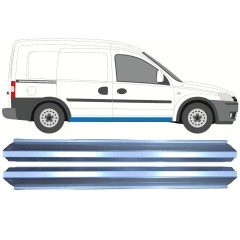 Opravný plech prahu pre Opel Combo C 2000-2010 / Vľavo = Vpravo (symetrické) / Sada 10281