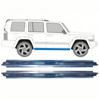 Opravný plech prahu pre Jeep Commander 2005-2010 / Vľavo = Vpravo (symetrické) / Sada 10061