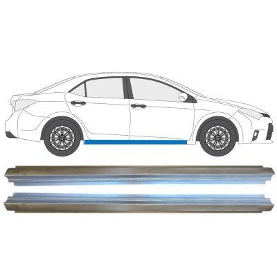 Opravný plech prahu pre Toyota Corolla 2013-2019 / Ľavá+Pravá / Sada 14891
