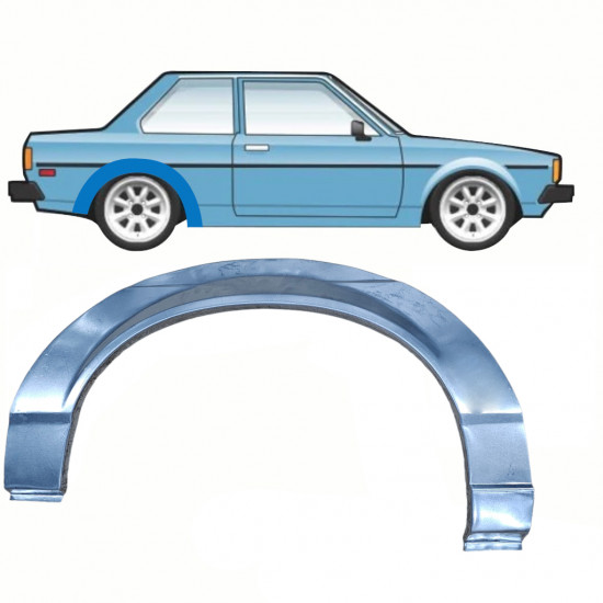 Lem zadného blatníka pre Toyota Corolla 1979-1987 / Pravá 10805