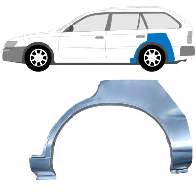 Lem zadného blatníka pre Toyota Corolla 1991-1998  COMBI / Ľavý 12656