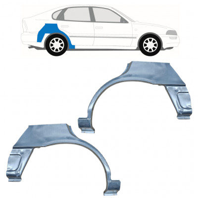 Lem zadného blatníka pre Toyota Corolla 1991-1998  LIFTBACK / Sada 12663