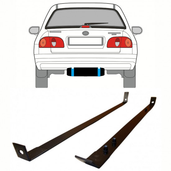 Objímky palivovej nádrže pre Toyota Corolla E11 1997-2001 10160