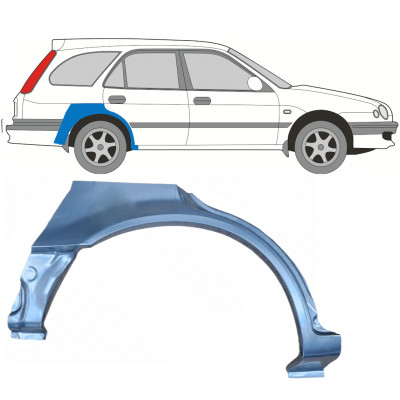 Lem zadného blatníka pre Toyota Corolla 1997-2002 / Pravá 5438