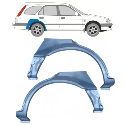 Lem zadného blatníka pre Toyota Corolla 1997-2002 / Ľavá+Pravá / Sada 10249